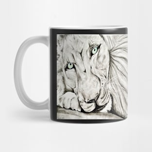 WHITE LION Mug